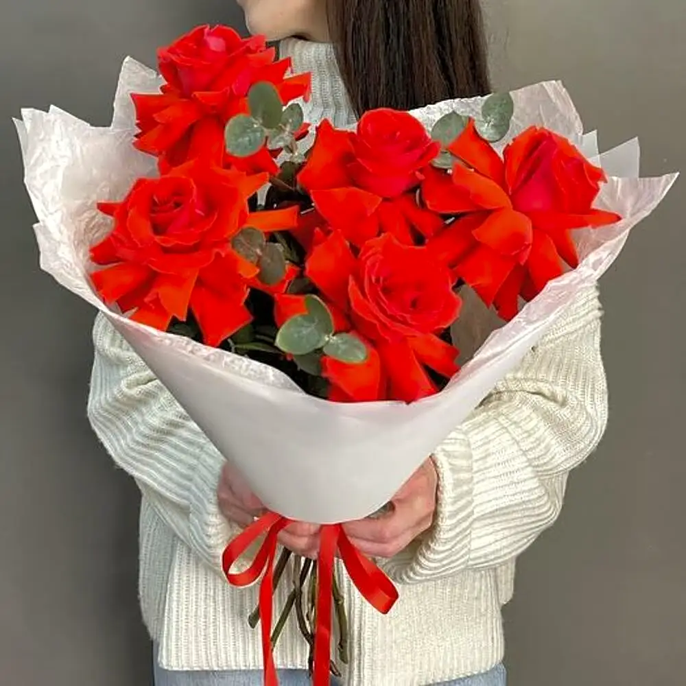 Red French Roses Bouquet