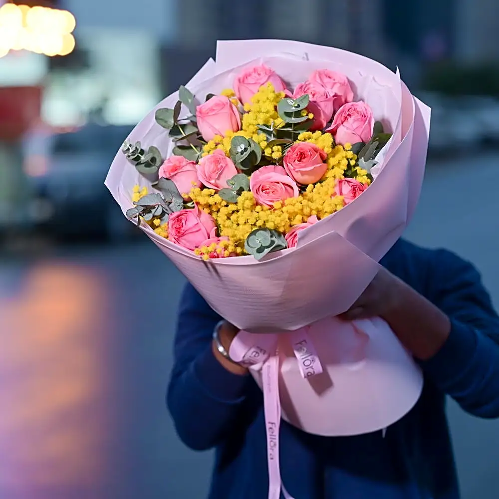 Mimosa Rose Experience Bouquet -6080