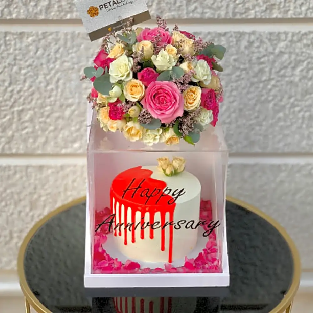 Anniversary Cake Arrangement