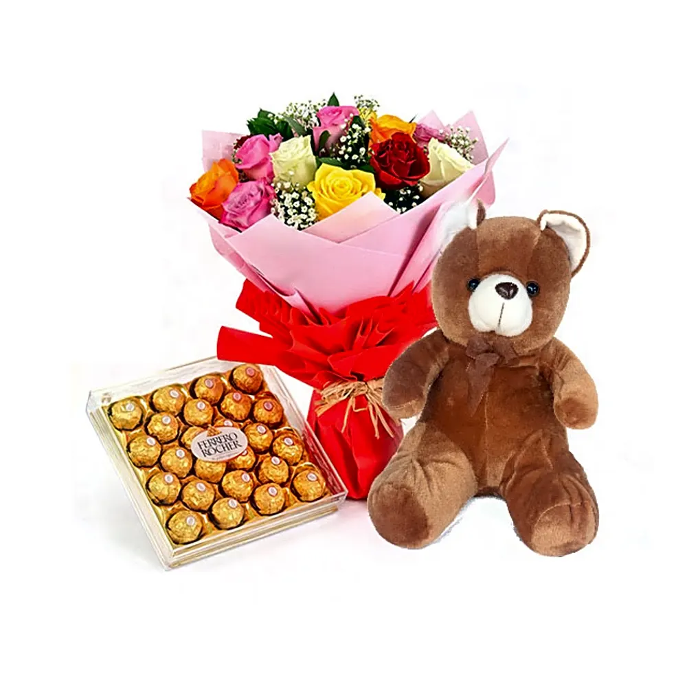 Colorful Bouquet Combo Gift