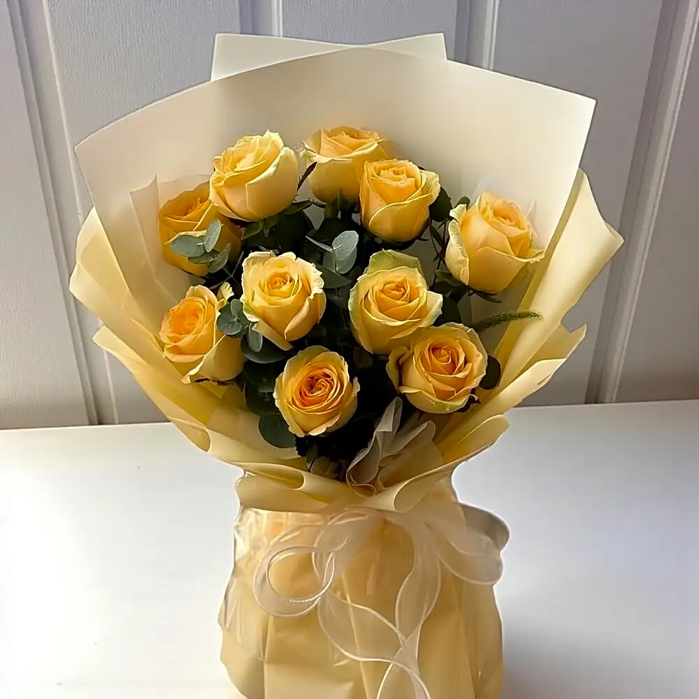 Hand Bouquet Spray Pink Yellow