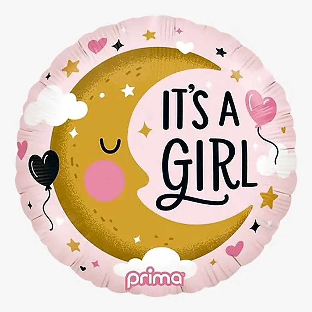 Round It s A Girl Moon 6182