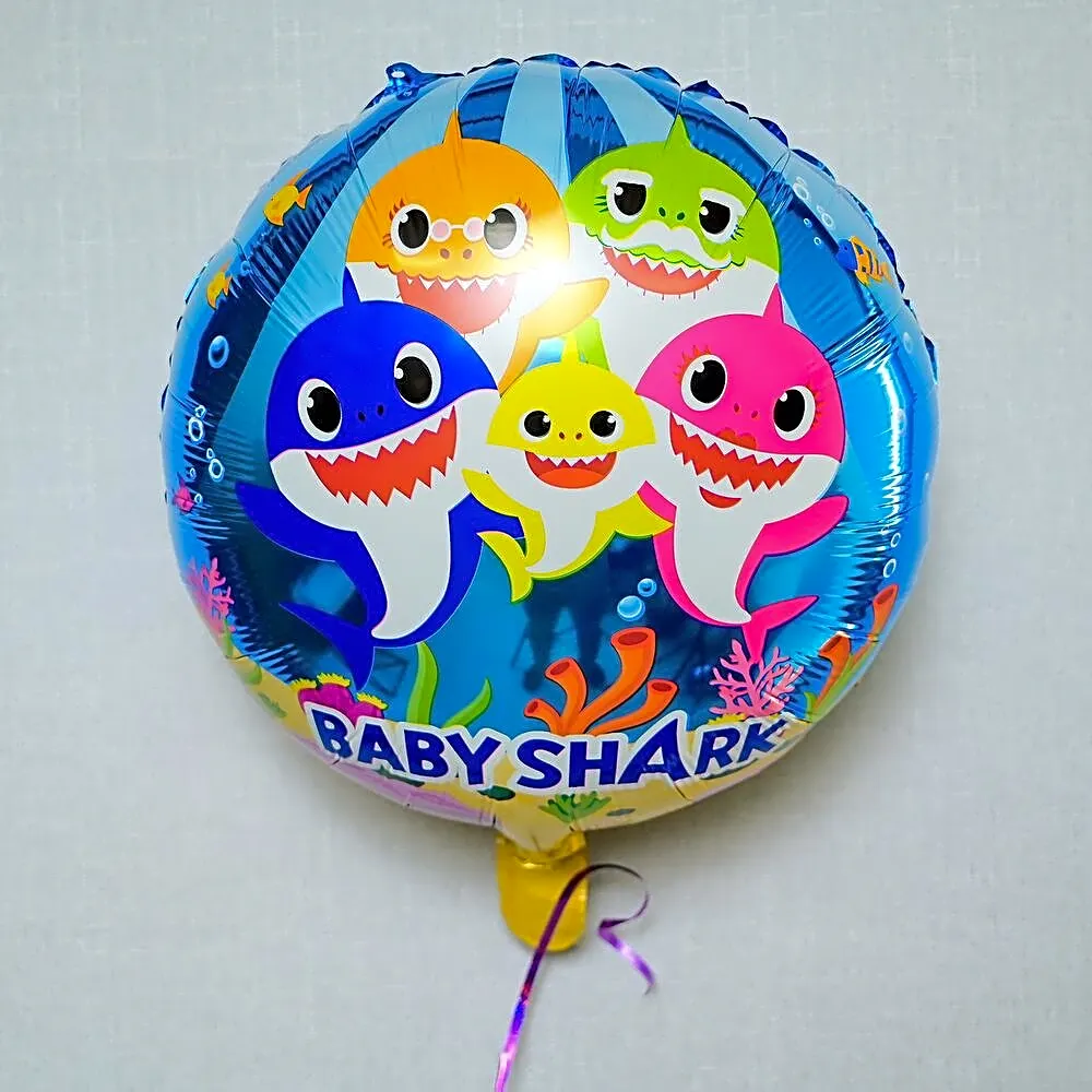 Baby Shark Round Foil Balloon-5432