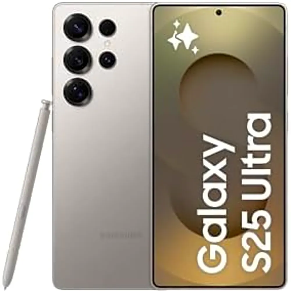 Samsung Galaxy S25 Ultra AI Phone, 512GB Storage, 12GB RAM. Titanium Gray,