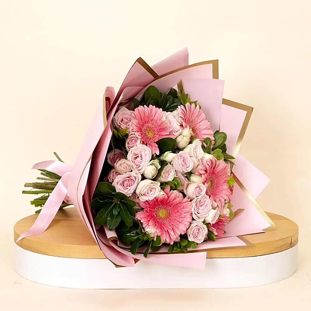 Flowrista | Gerbera & Baby Rose Bouquet