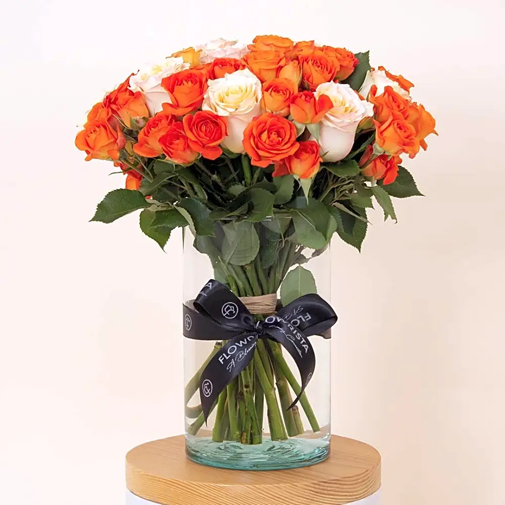 Flowrista | Bouquet of Simon & Orange Roses