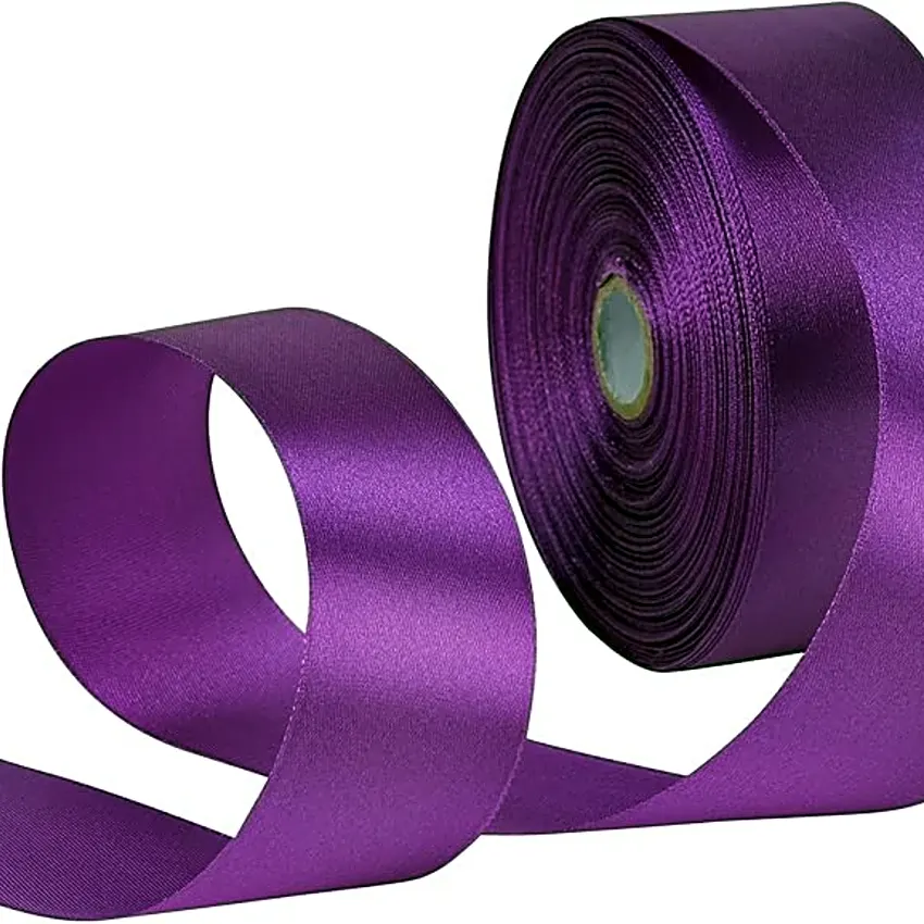 Purple gift ribbons
