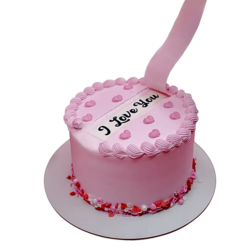 ILY Peel off Cake (Message - I love you)