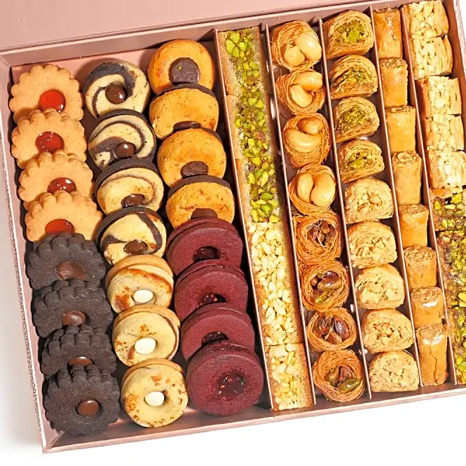 WG BAKLAWA AND PETIT FOUR MAGNET GIFT BOX LG