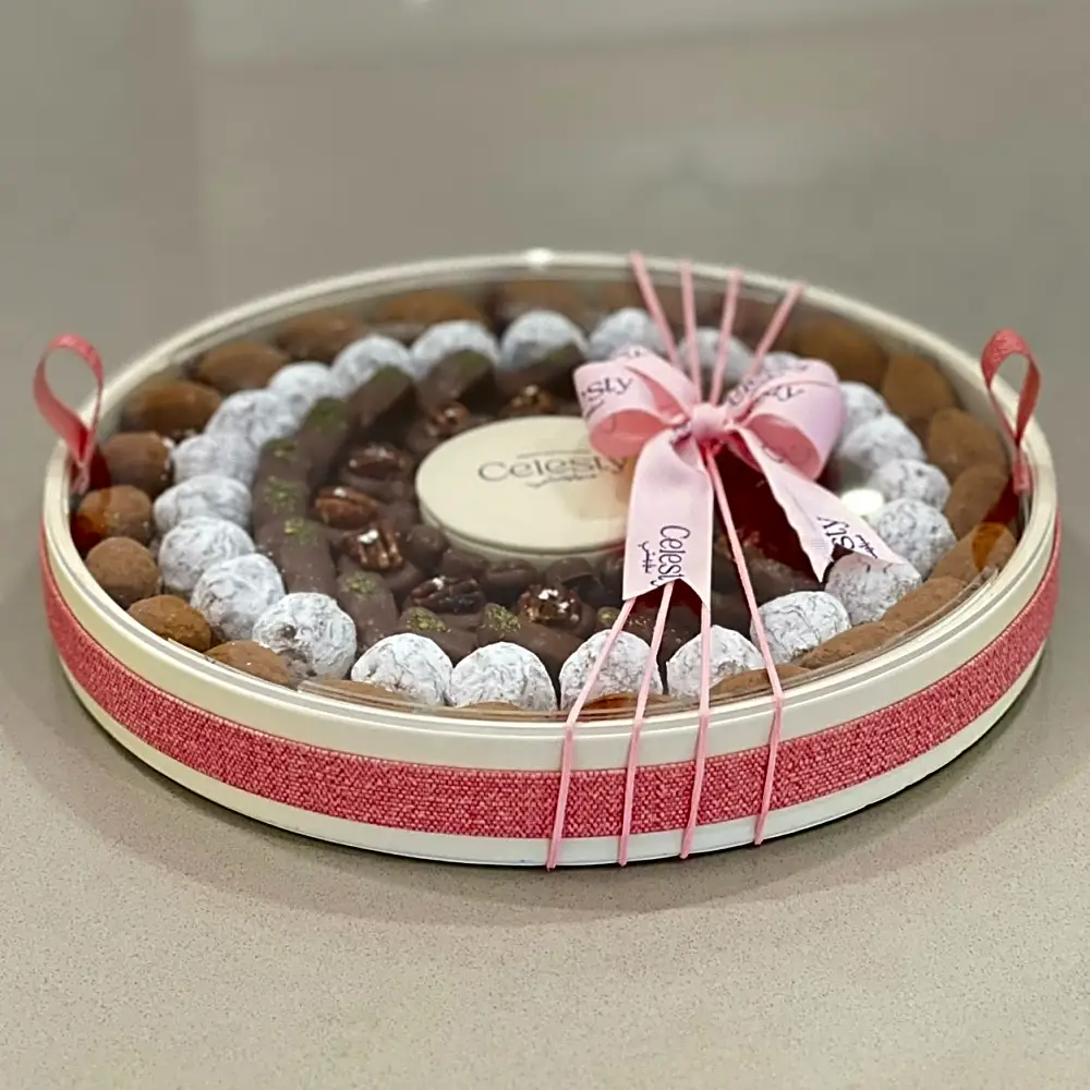 Big Bu round open box Color-pink