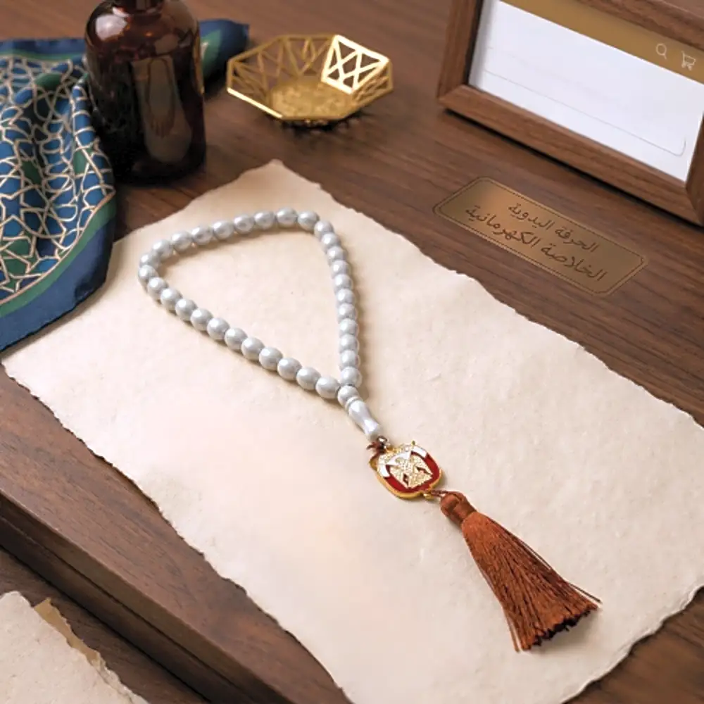 Rosary made of colored gemstones 2