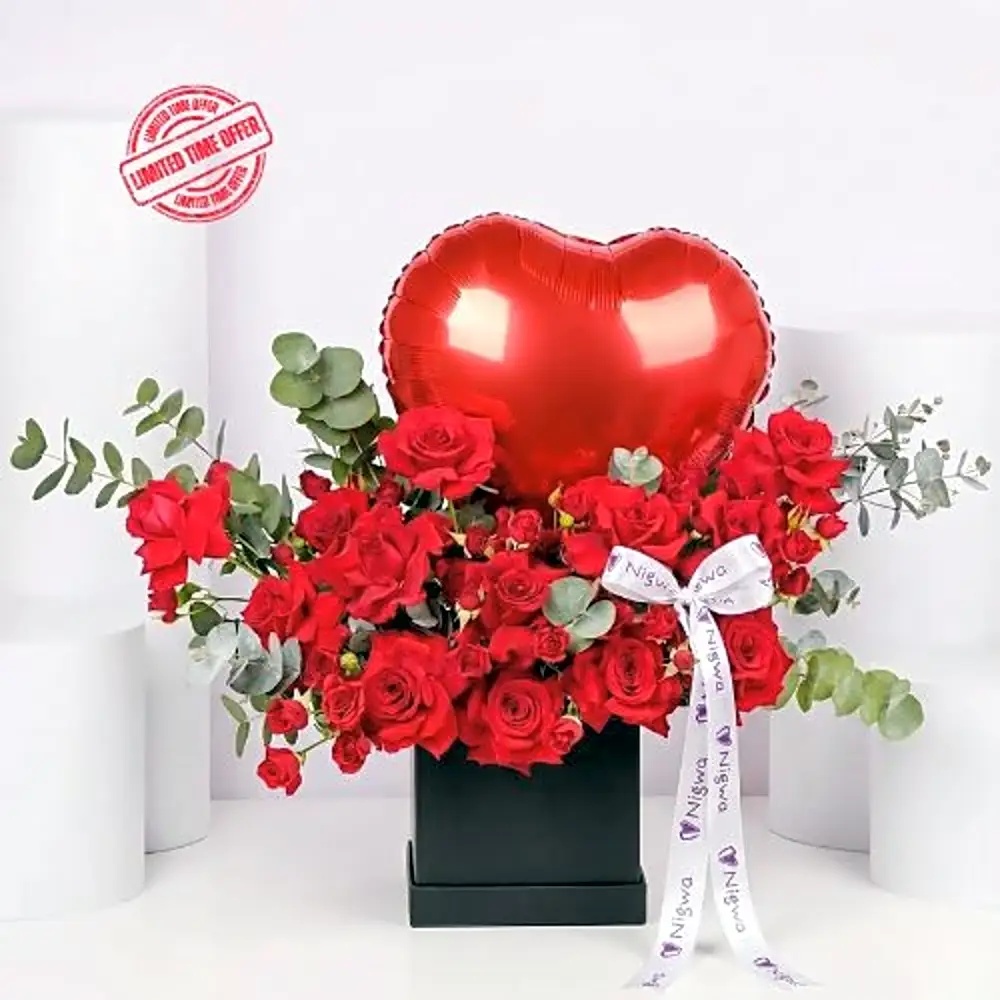 Forever Love Red Rose Box