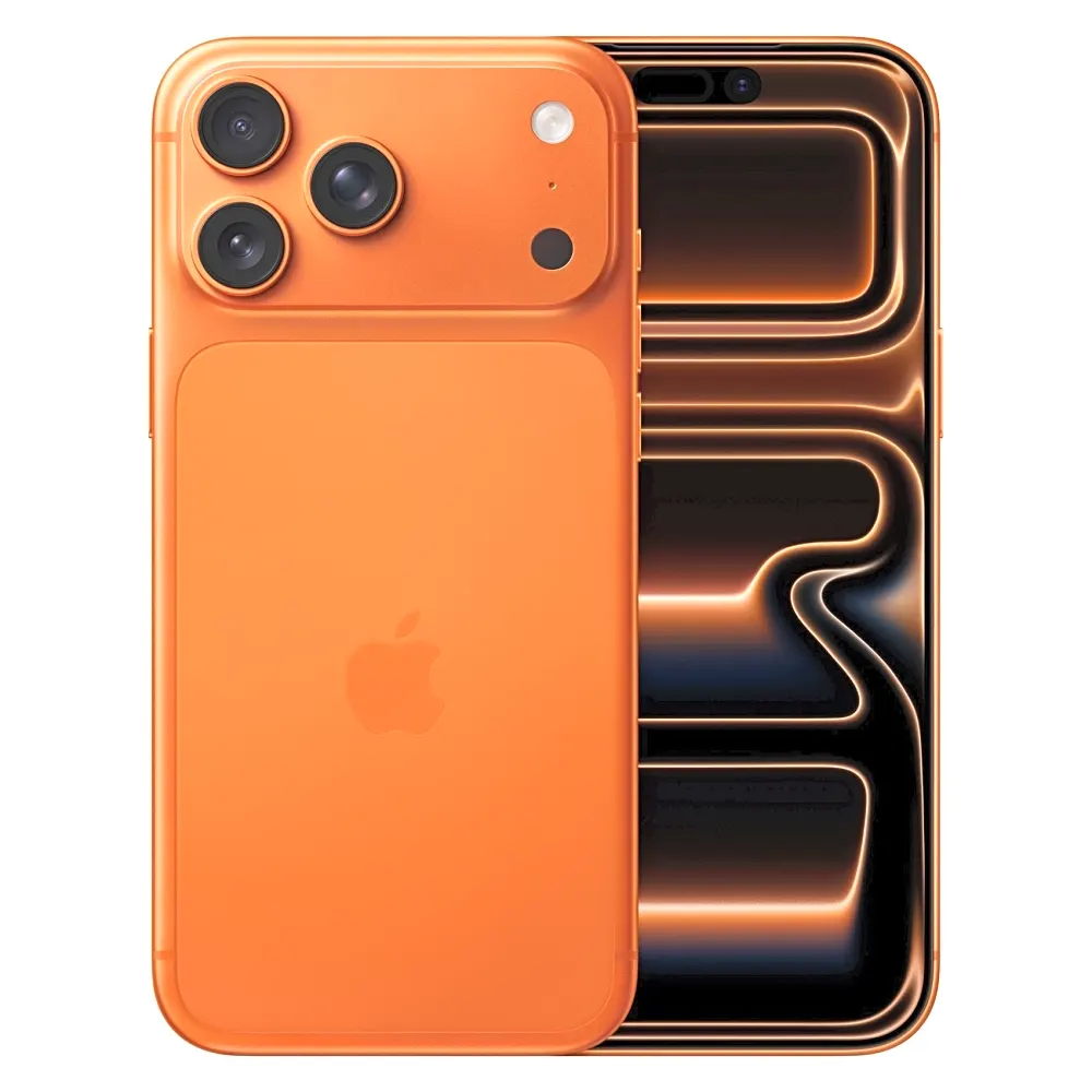 iPhone 17 Pro من Apple (سعة تخزين 256GB) - برتقالي كوني