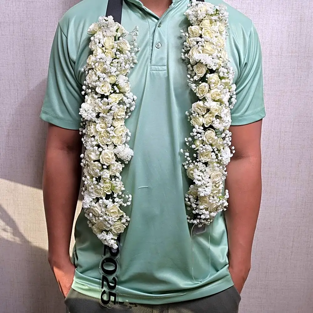 Floral Necklace (Graduation, Celebration, Special Occasions)-C 6826