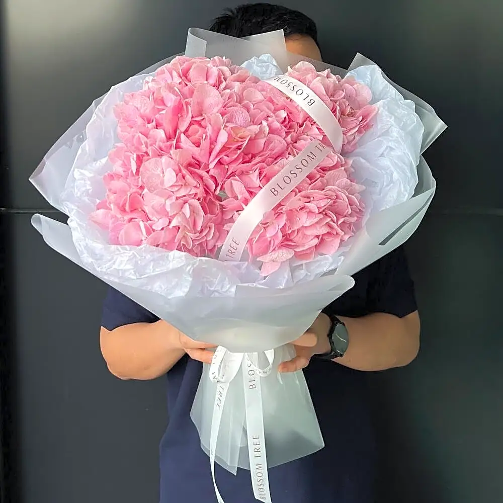 Pink Hydrangea | Pink Bouquet | Mono Bouquet