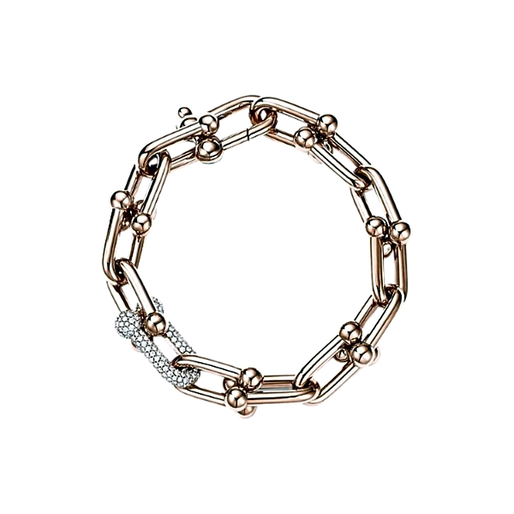 Tiffany style  gold bracelet 21
