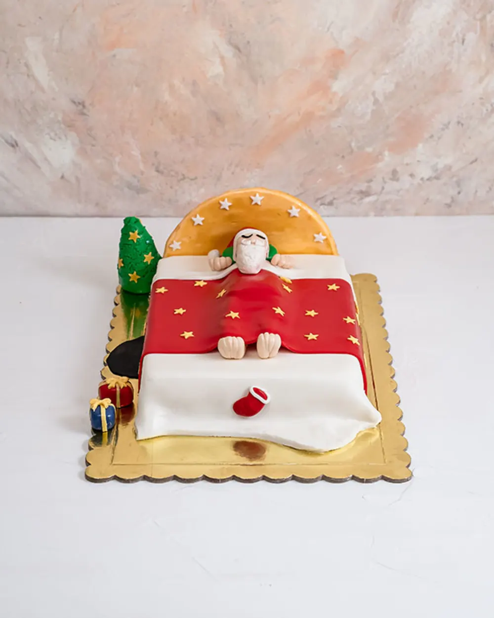 Sleeping Santa Cake byNJD