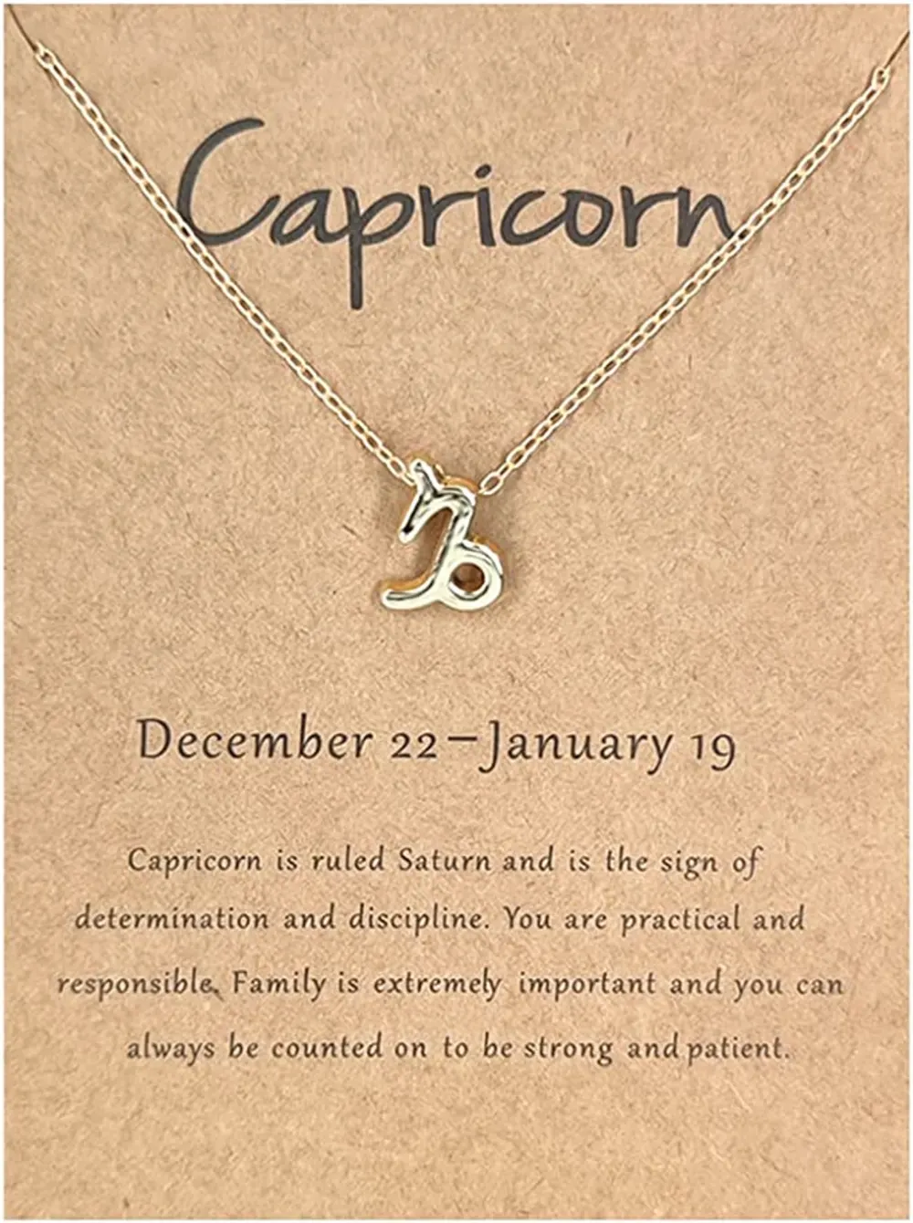 Capricorn Necklace