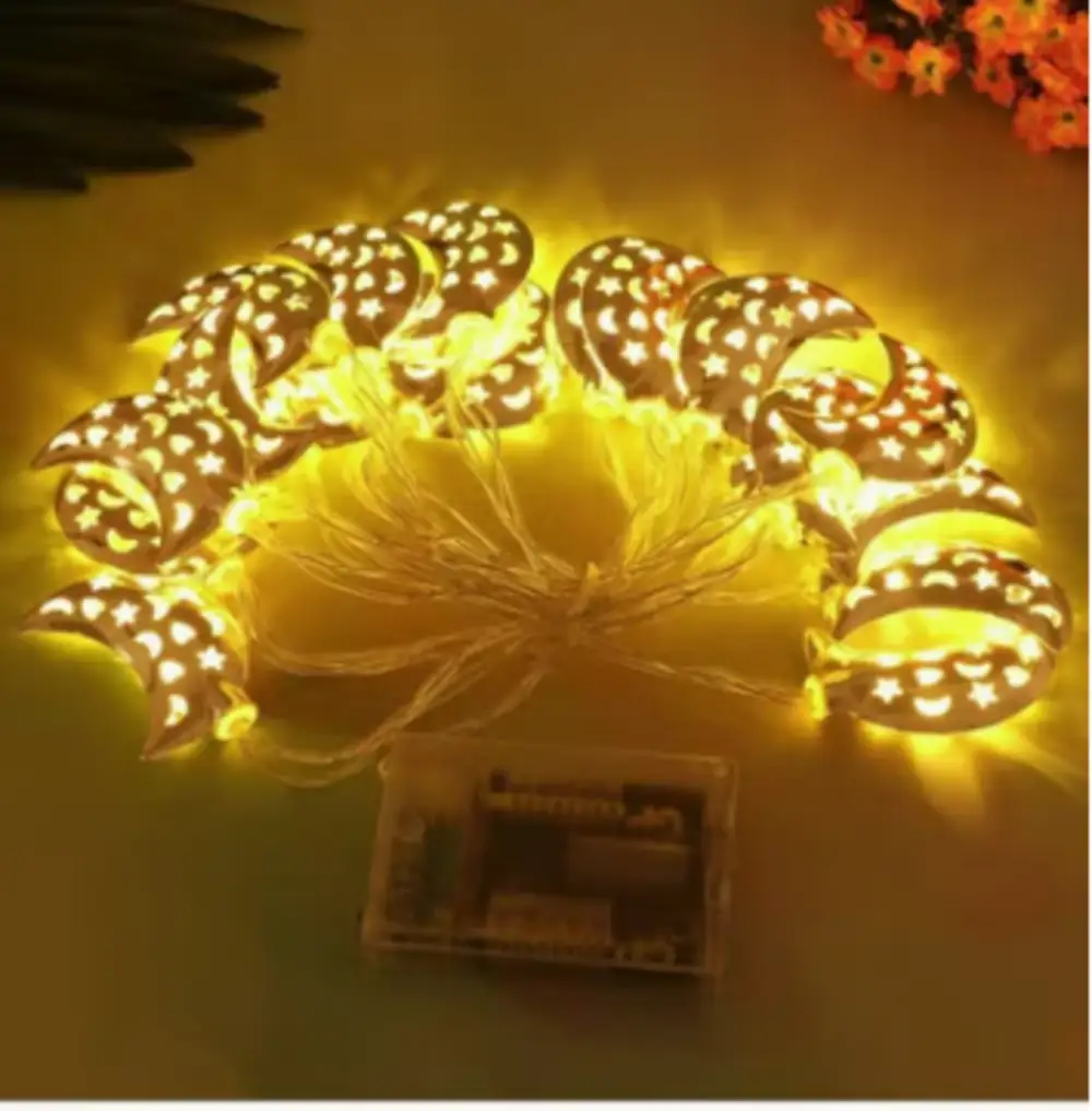 20LEDs Ramadan Mubarak Decorative String Lights