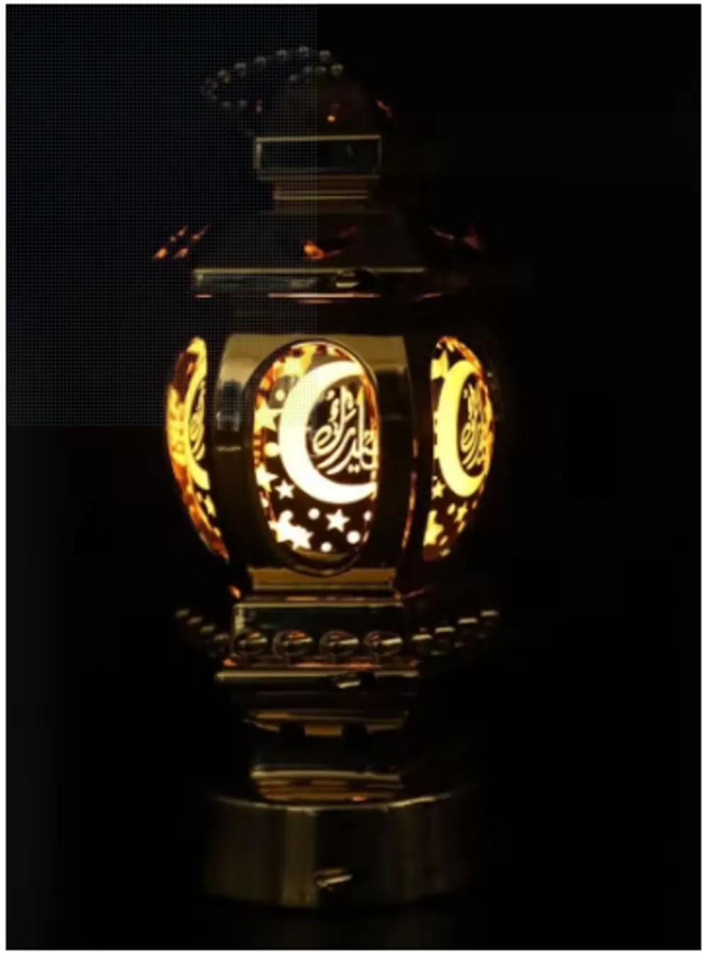 Ramadan Lights LED Retro Castle Shape Single Hanging EID Mubarak Home Indoor Outdoor Decoration