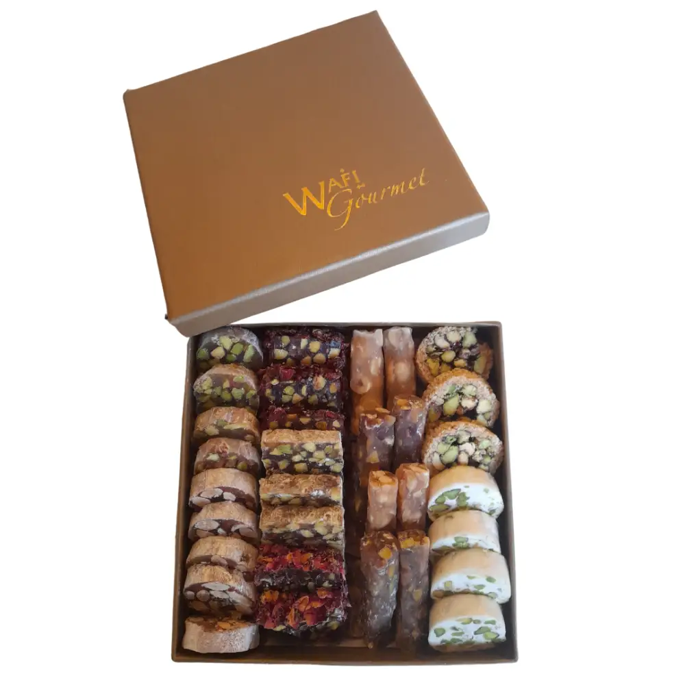 WG gift box Assorted Nuts & Turkish Delight, Malban Hibal