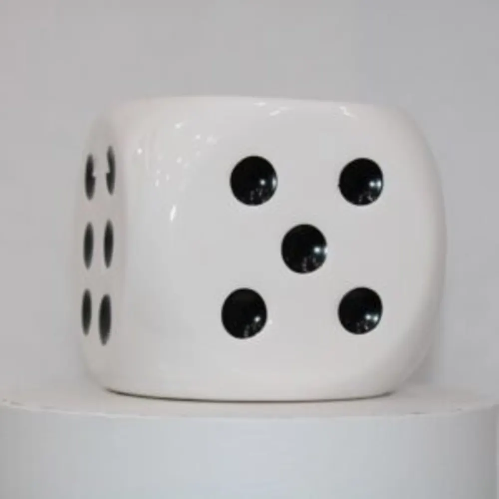 DICE CERAMIC POT 2