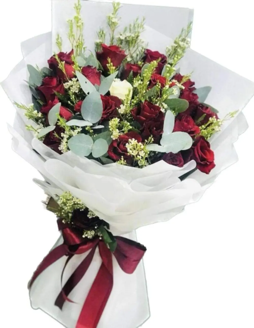 Red roses bouquet N