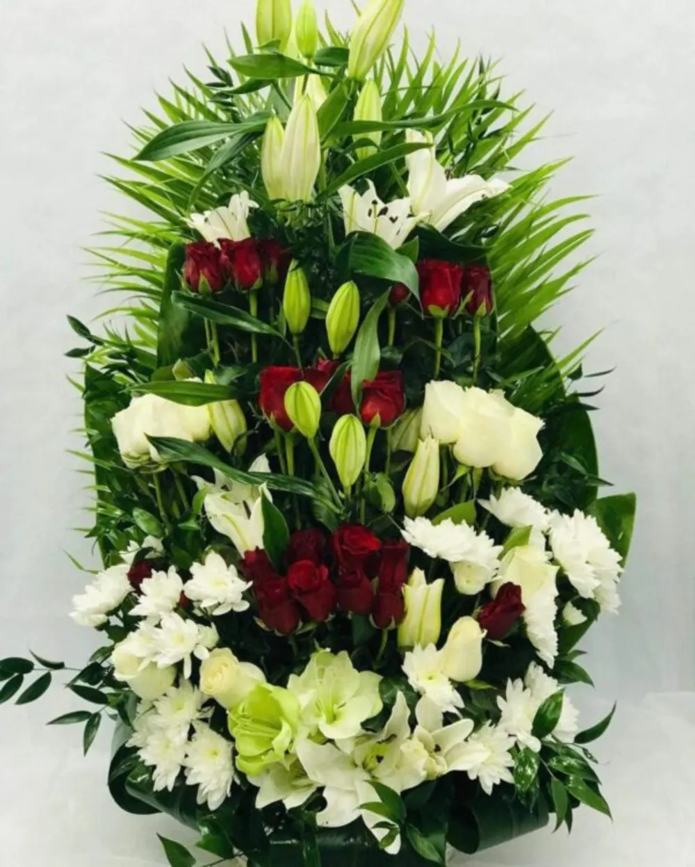 BASKET MIXED FLOWERS 1 N