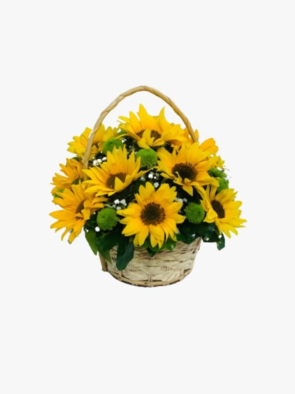 Sunflower basket