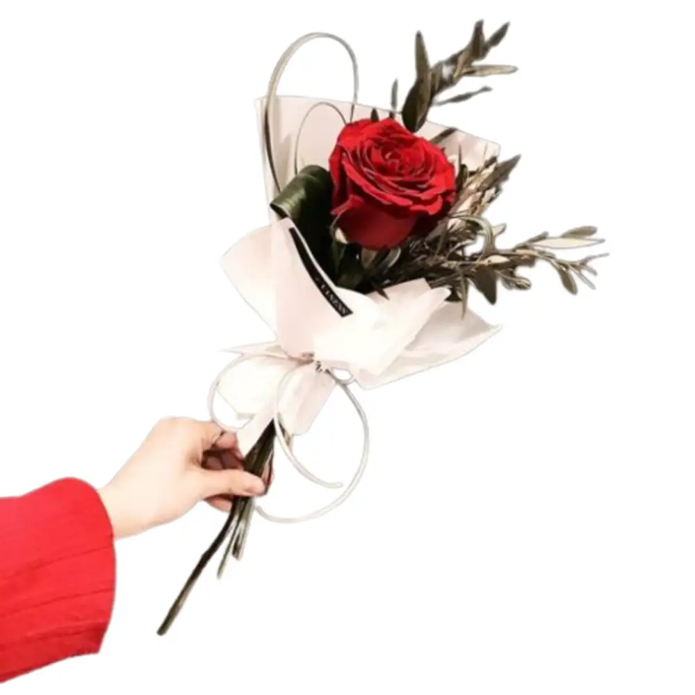 Rose rose with decoration.