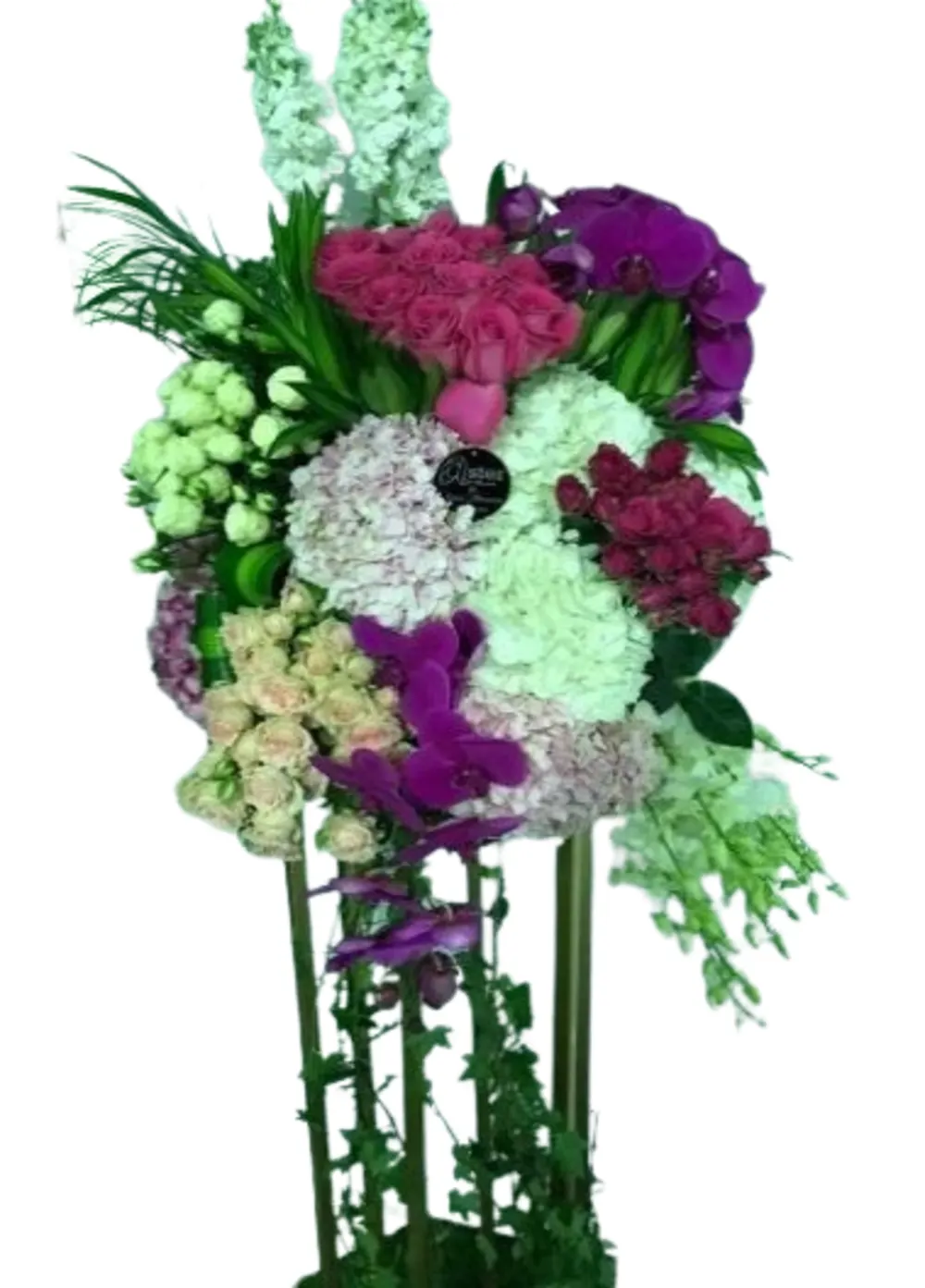 Pink and Purple Mix Flower Stand