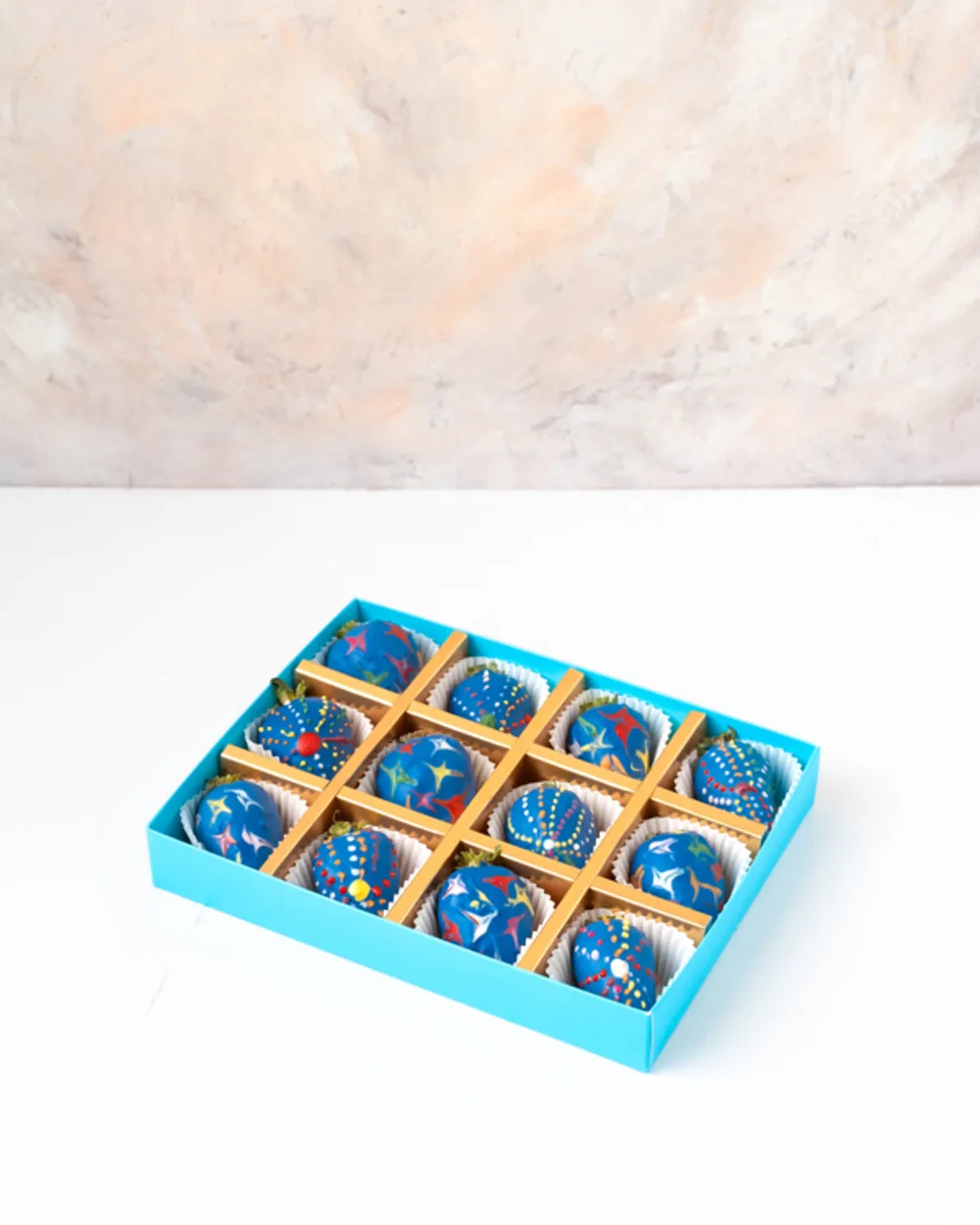 Diwali Theme Chocolate Covered Strawberries