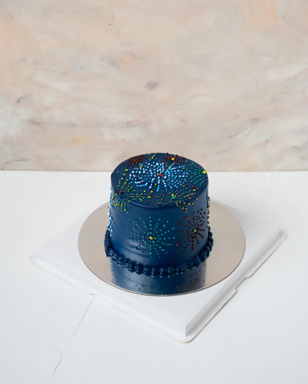 Diwali Night Sky Mini Cake