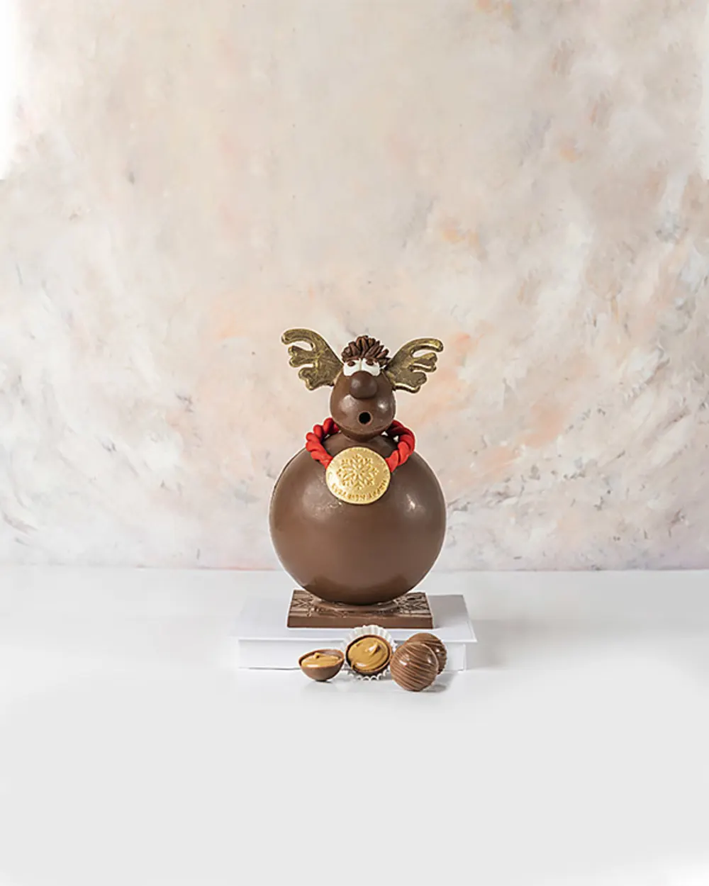 3D Belgian Milk Chocolate Reindeer by NJD