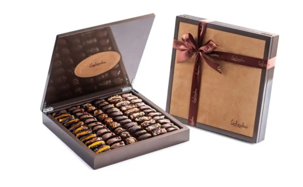 Camel Leather Wood Box