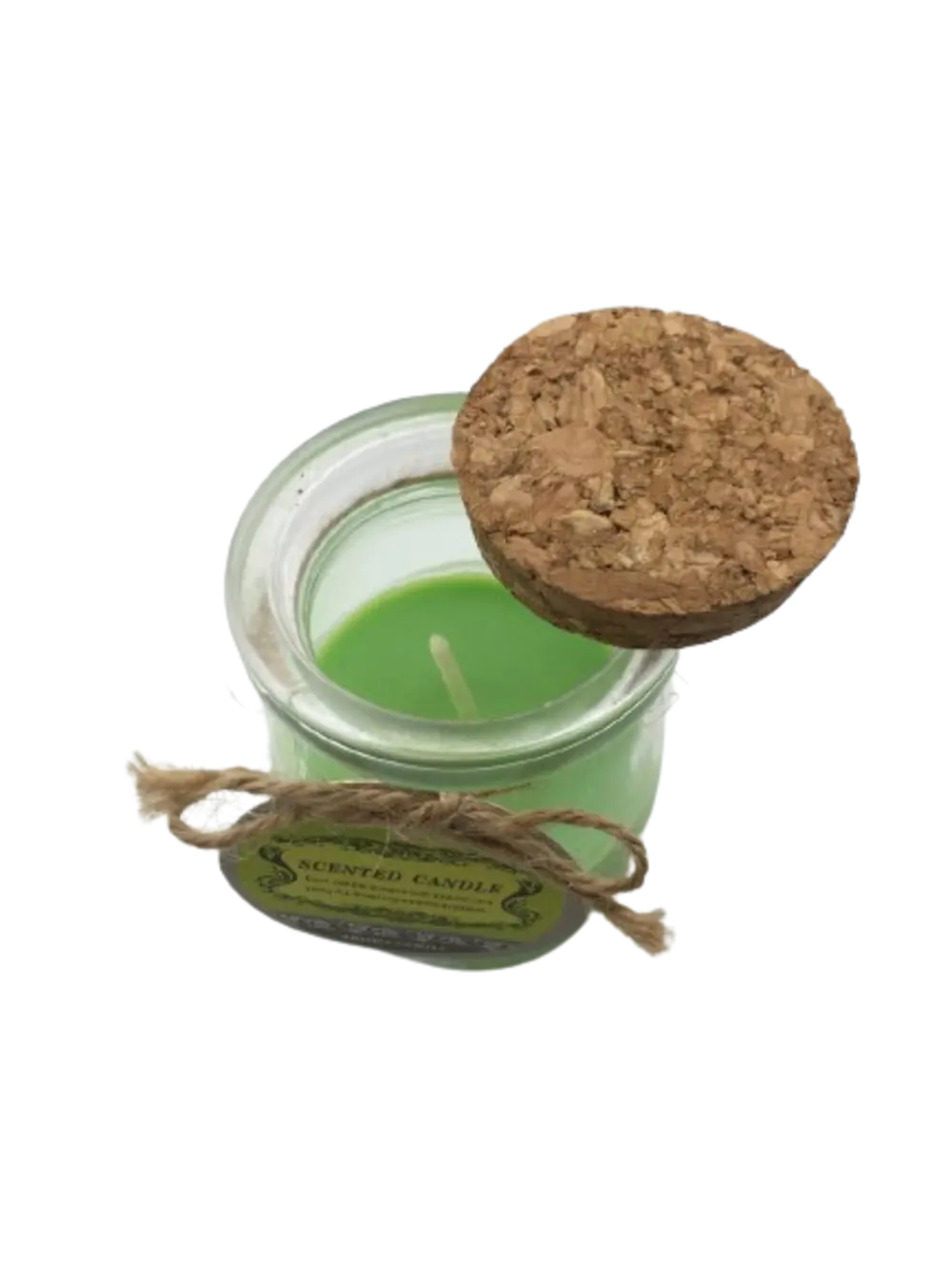 Three colored candles