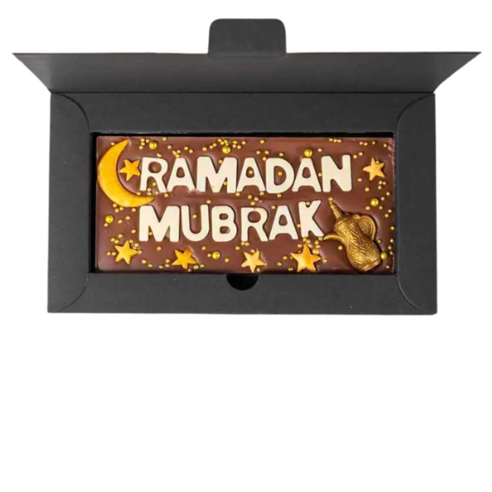 Ramadan Mubarak Chocolate Bar by NJD