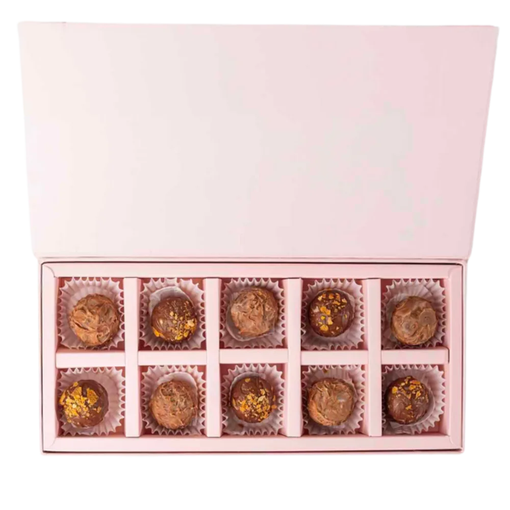 10 Assorted Milk Chocolate Truffles by NJD