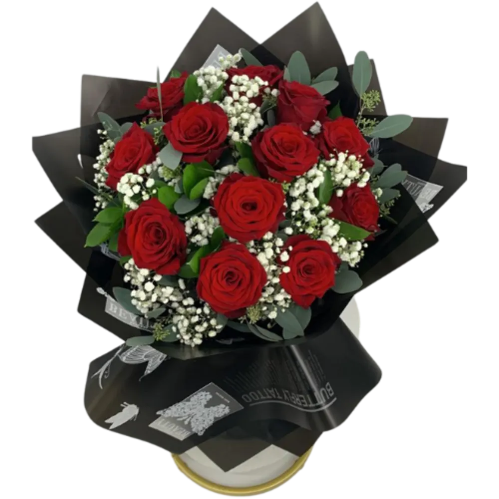 Red rose bouquet