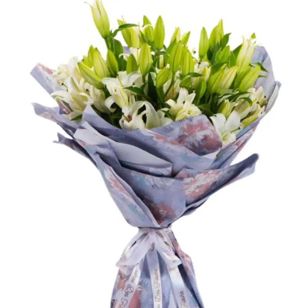 Hand Bouquet Lily White