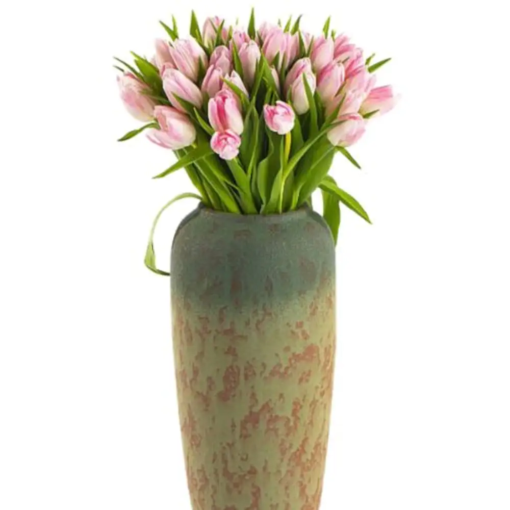 Pink Tulip Vase Arrangement