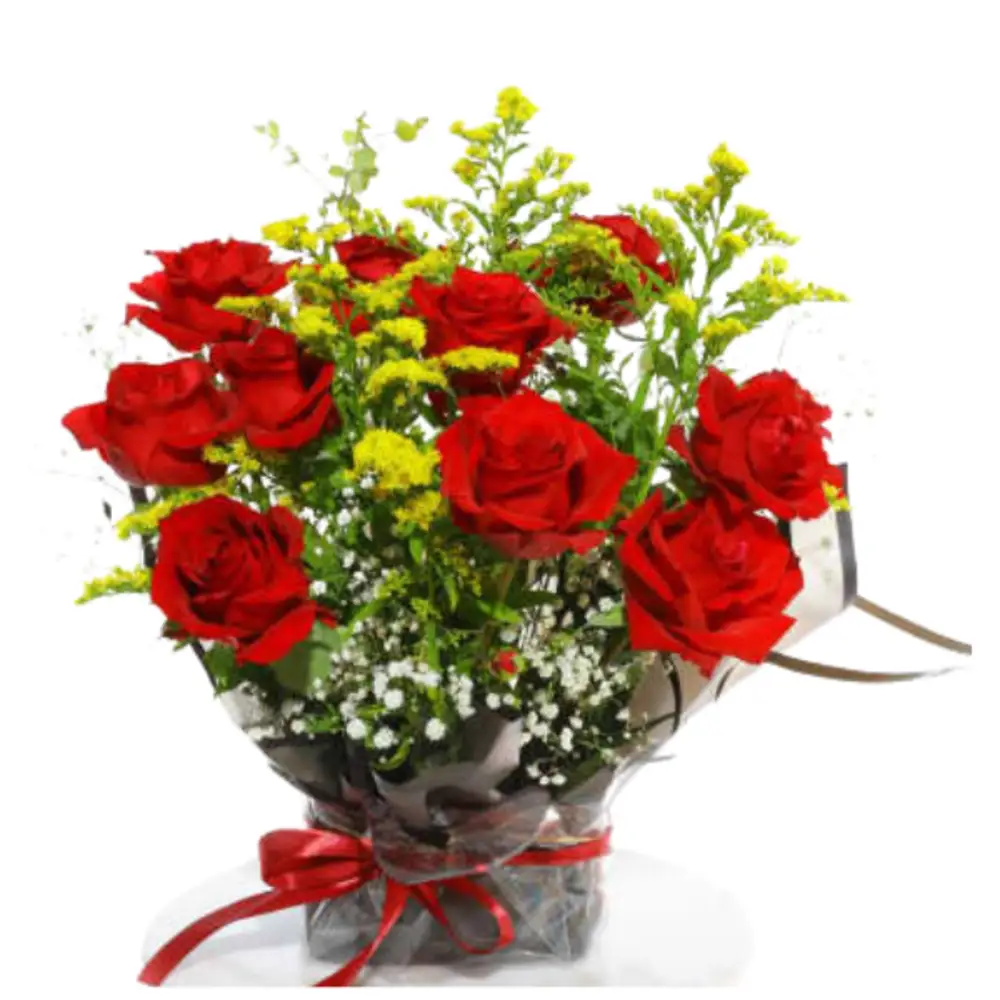 A bouquet of red roses..1