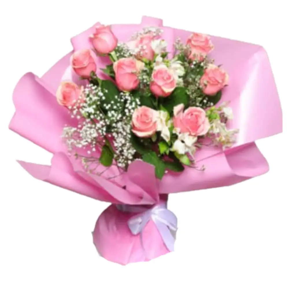 Pink rose bouquet