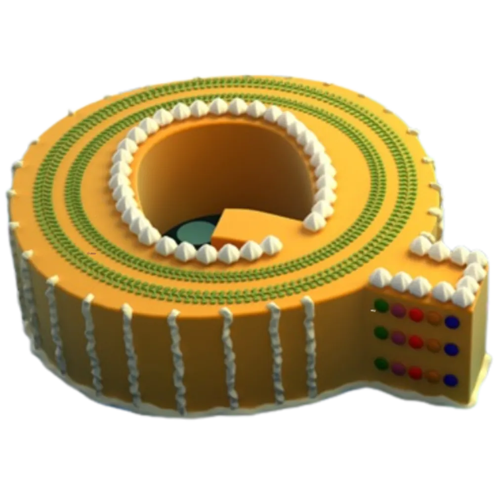 Letter Q Shaped Cake