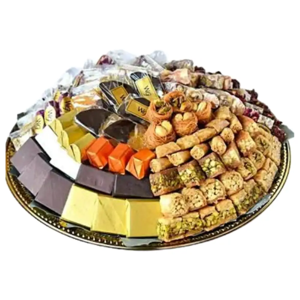 Sweets and Chocolates in a Tray By Wafi