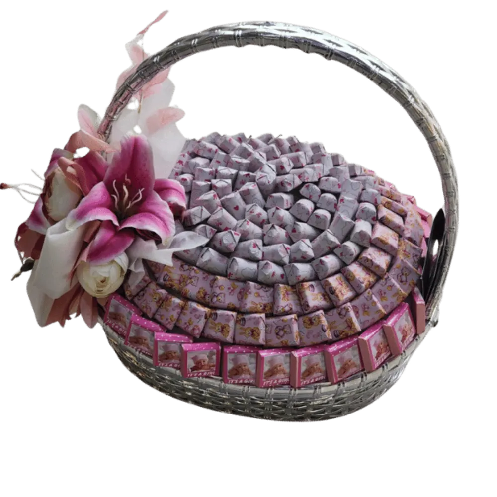 Belgian chocolate for newborn girl 2