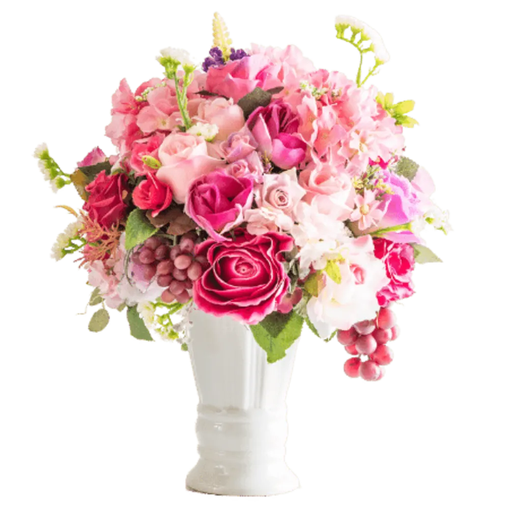 Pink Beauty Flower Vase