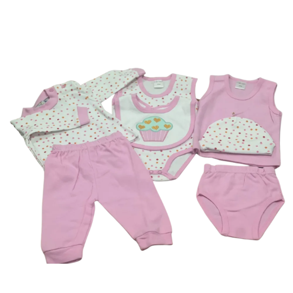 Underwear set for newborn girls