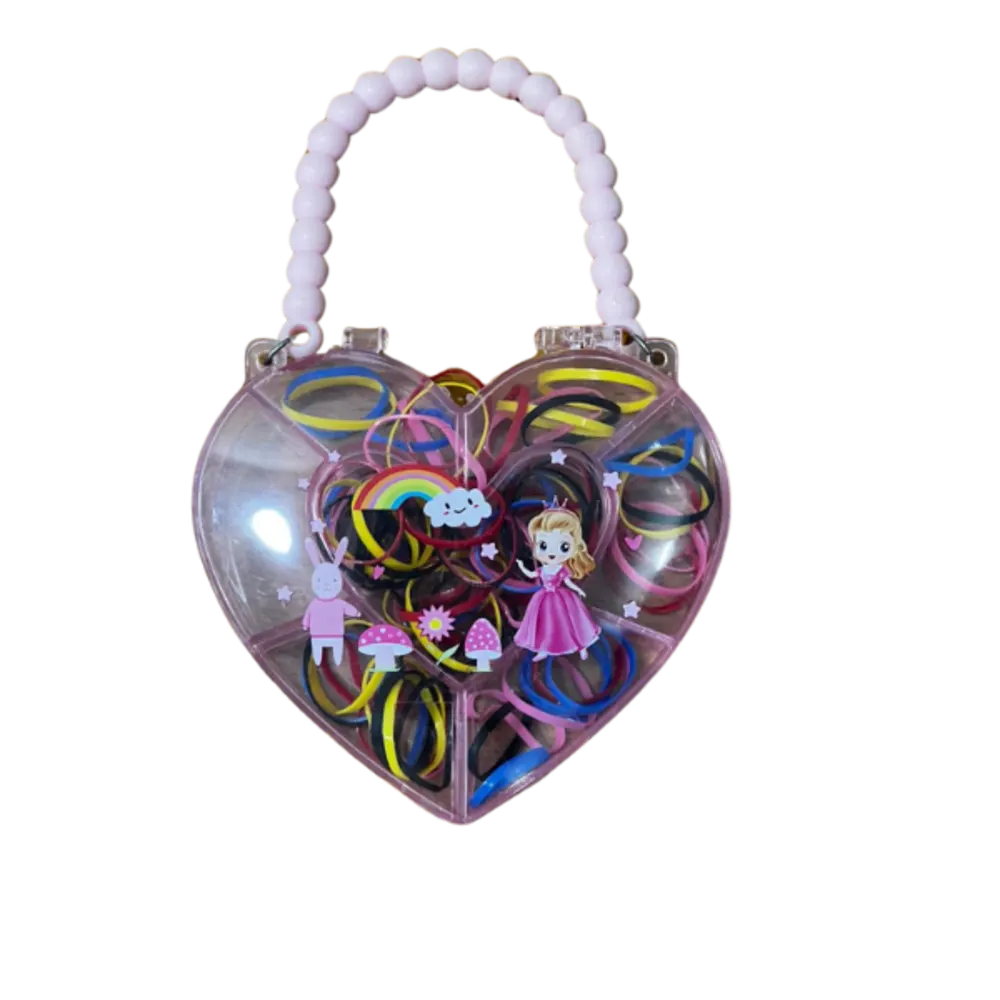 A bag of hair elastics