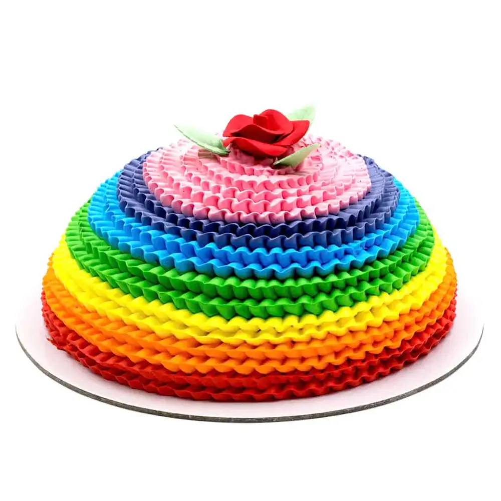 Vibrant Frills Cake